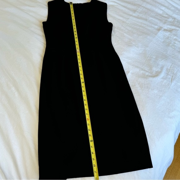 Designer FRANCO MIRABELLI CLASSIC LITTLE BLACK DRESS OFFICE EVENING SIZE 6 lined - Picture 11 of 11